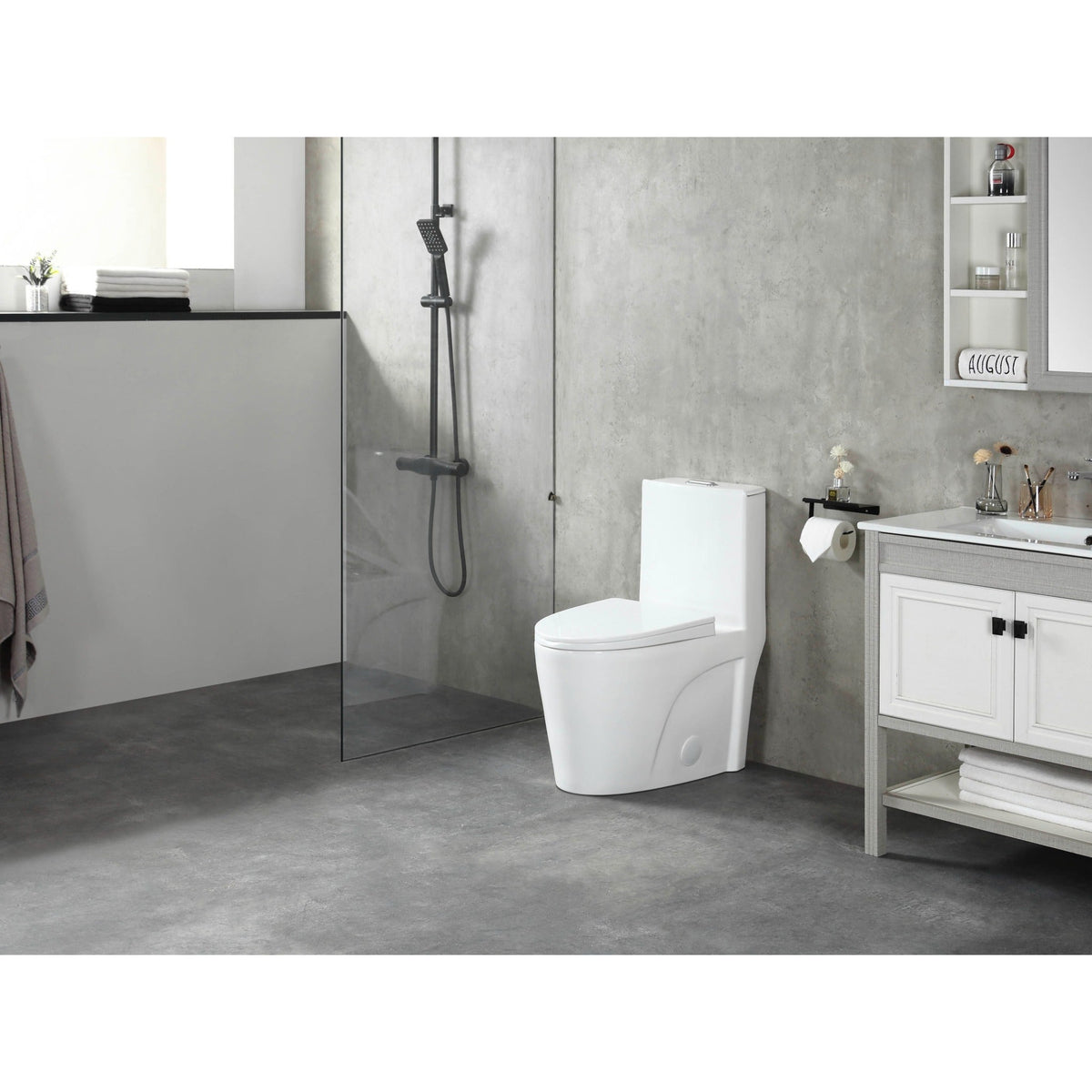 K-0382 toilet modern bathroom installation square